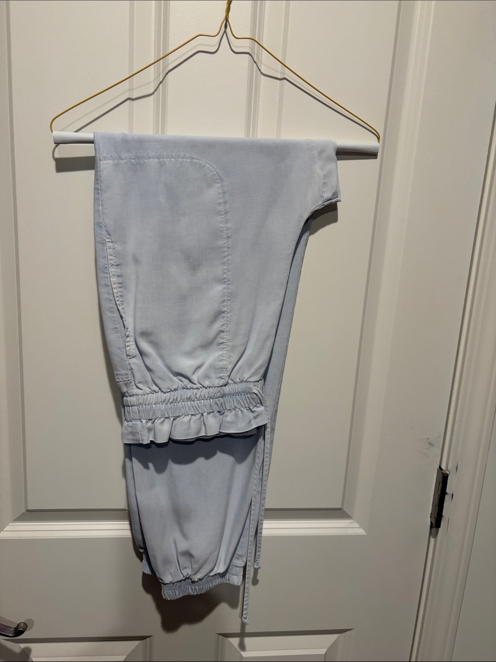 cloth & stone Light Blue Women's Jeggings with Elastic Cuffs